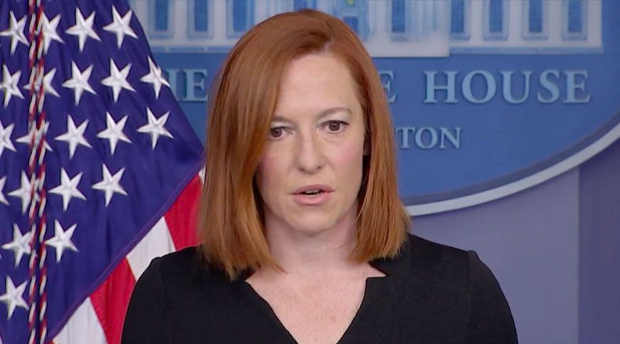WATCH: Jen Psaki REFUSES To Give Any Credit To President Trump For His Role In Vaccine ...