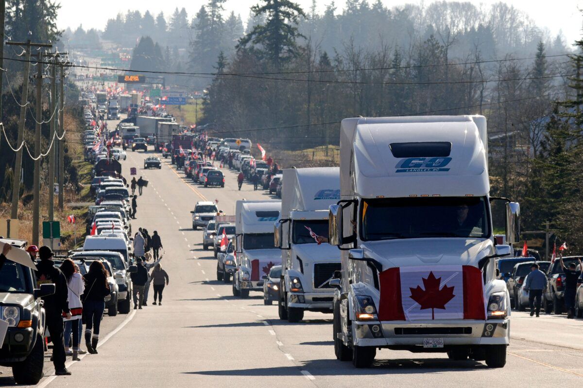 ‘Here for the Long Haul’: Convoy Protest Digs In at BC ...